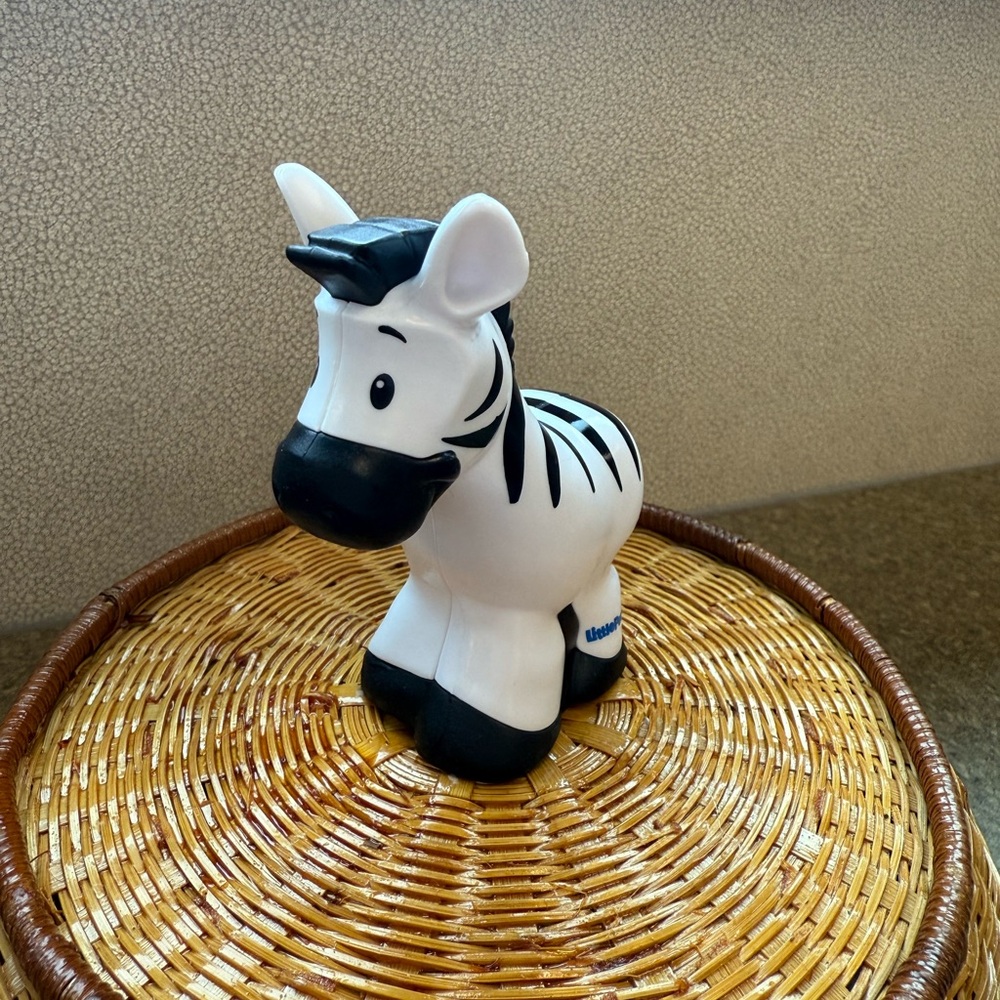 Fisher-Price Zebra Figure - Black and White